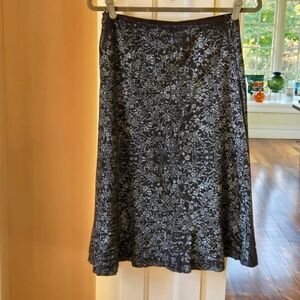 Free people midi skirt batik, boho print size 9